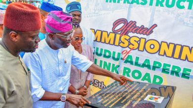 Sanwo-Olu commissions dual carriageway, bridge linking Ogudu to Alapere 8 PIX 0160