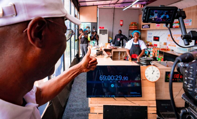 Invoking ‘Lagos Spirit’, Sanwo-Olu makes surprise appearance at Guinness record cooking contest 1 PIX 2176