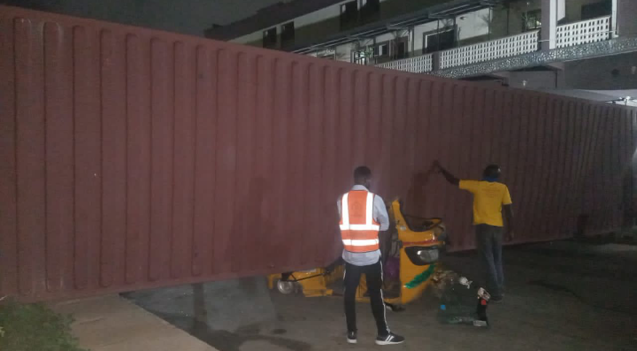 BREAKING: Container laden truck crushes two tricycles in Ikeja 3 Screenshot 20230511 220149