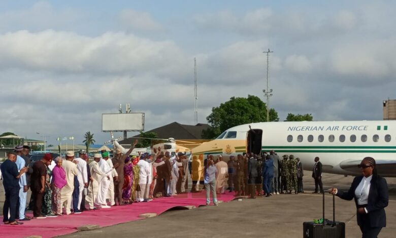 Tinubu receives tumultuous welcome upon return to Lagos 1 20230627 180559