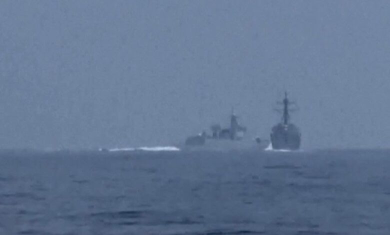 China accuses US of ‘provocation’ after near collision of warships 1 230604151547 screengrab us china warships taiwan strait