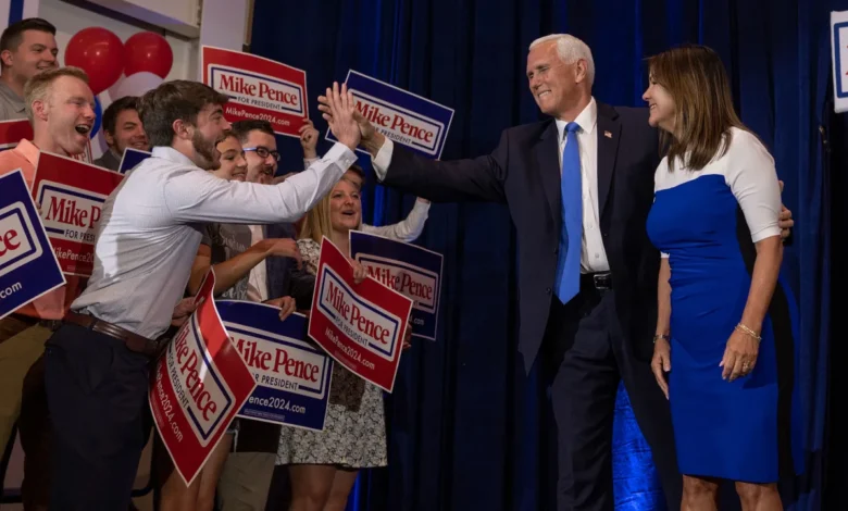 Trump’s former vice- president, Pence, declares presidential bid 1 230607153817 01 mike pence rally 230607