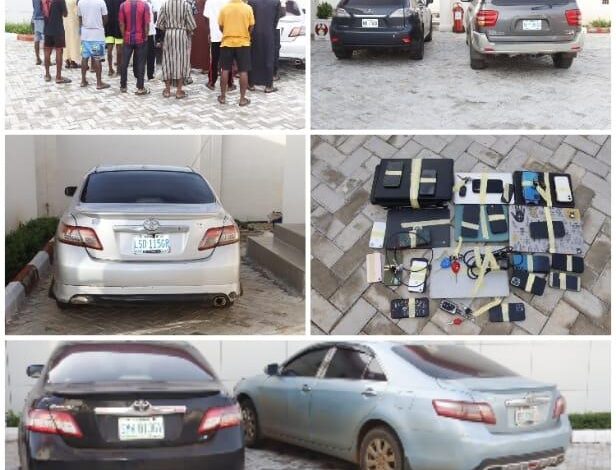 EFCC arrests 20 Internet fraud suspects in Ilorin 1 EFFC