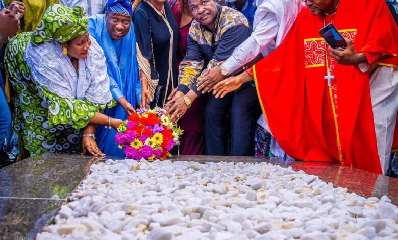 PHOTO NEWS: Hamzat, Opadokun, Ozakhome lay wreath on MKO Abiola's grave 9 IMG 20230612 WA0037