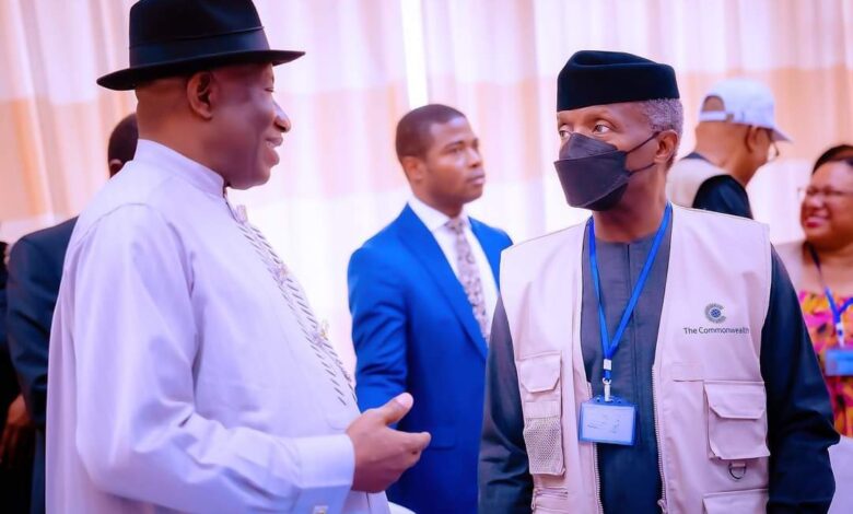 PHOTO NEWS: Jonathan, Osinbajo, other Observer Mission heads meet ahead of Sierra Leone election 9 IMG 20230623 WA0044