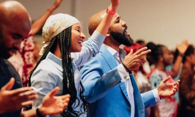 Banky W, Adesua share worship moment in church 5 IMG 20230626 WA0047