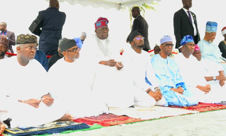 Nigeria will experience peace, stability, prosperity, Tinubu declares at Lagos Eid prayer ground 1 IMG 20230628 WA0033
