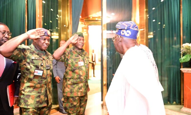 In first meeting with security chiefs, Tinubu reads riot act 1 PHOTO 2023 06 01 13 35 31