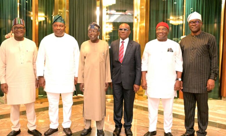 PHOTO NEWS: G5 governors meet Tinubu at Presidential Villa 3 PHOTO 2023 06 08 17 50 44 1