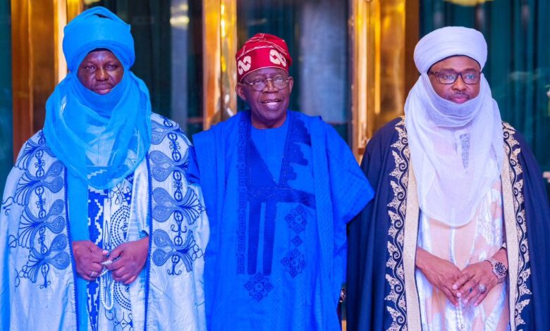 PHOTO NEWS: Borgu, Kontagora emirs visit Tinubu 5 WhatsApp Image 2023 06 14 at 18.05.57 1