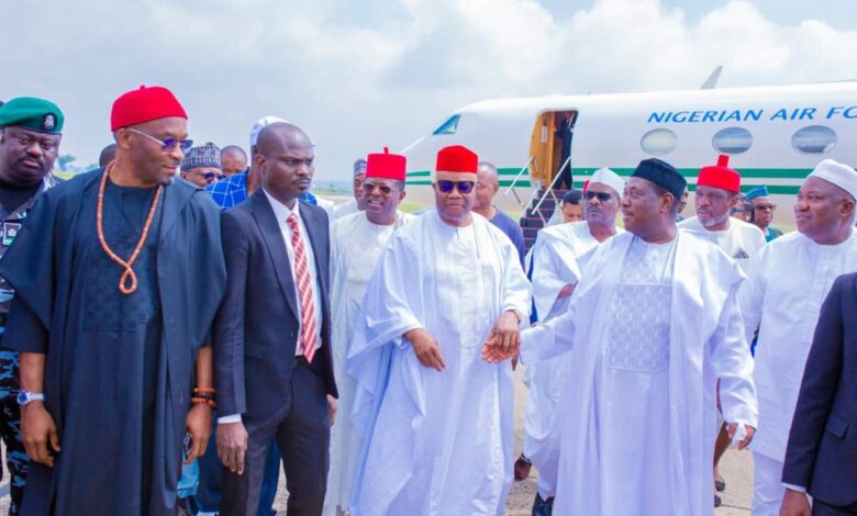 PHOTO: Senate President, Akpabio, leads senators to burial of Ken Nnamani's wife 5 WhatsApp Image 2023 06 16 at 13.42.29 2
