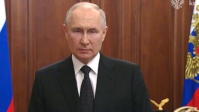 Putin signs decree allowing seizure of Americans' assets if US confiscates Russian holdings 7 putin speech photo 16875908273x2 1