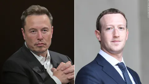 Twitter threatens to sue Meta after rival app Threads gains traction 1 230706153616 03 elon musk mark zuckerberg split