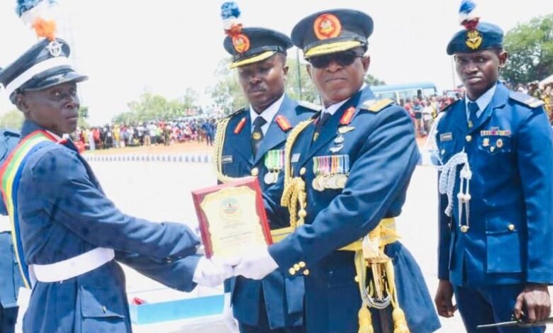 Chief of Air Staff urges newly graduated recruits to safeguard nation's stability, embrace ethical conduct 1 Chief of air staff