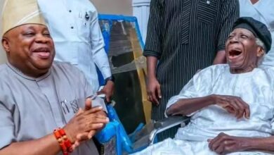 PHOTO NEWS: Olunloyo receives Adeleke at Ibadan residence 7 IMG 20230702 WA0016