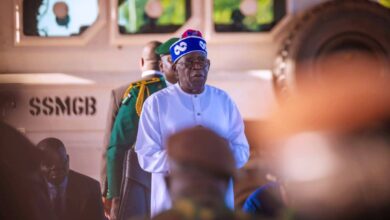 Tinubu arrives Guinea-Bissau for ECOWAS summit, visits Nigerian troops 10 IMG 20230708 WA0059