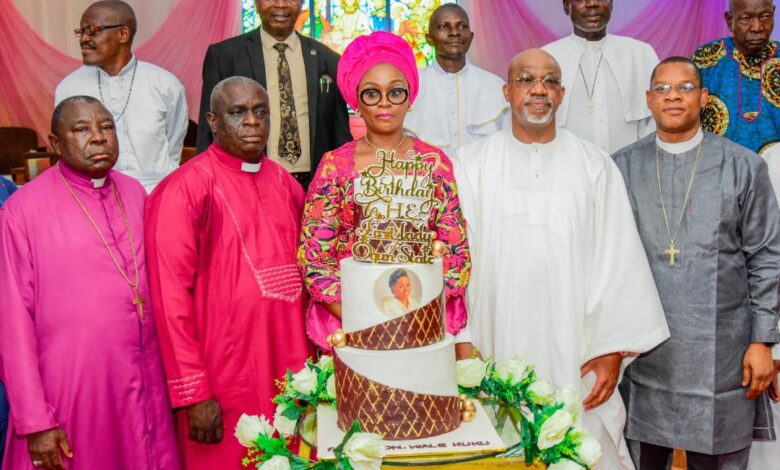 Bamidele Abiodun @57: Gov Abiodun thanks wife for standing by him 1 IMG 20230716 WA0046