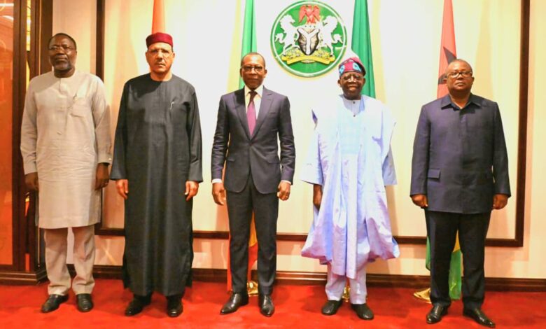 We're prepared to combat terrorism on West Coast, Tinubu says during meeting with Niger, Benin, Guinea-Bissau presidents 1 IMG 20230718 WA0021