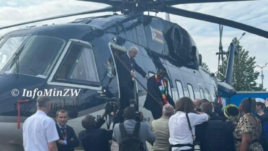 Putin donates presidential helicopter, grain to Zimbabwe 6 Russia donates helicopter to Zimbabwe