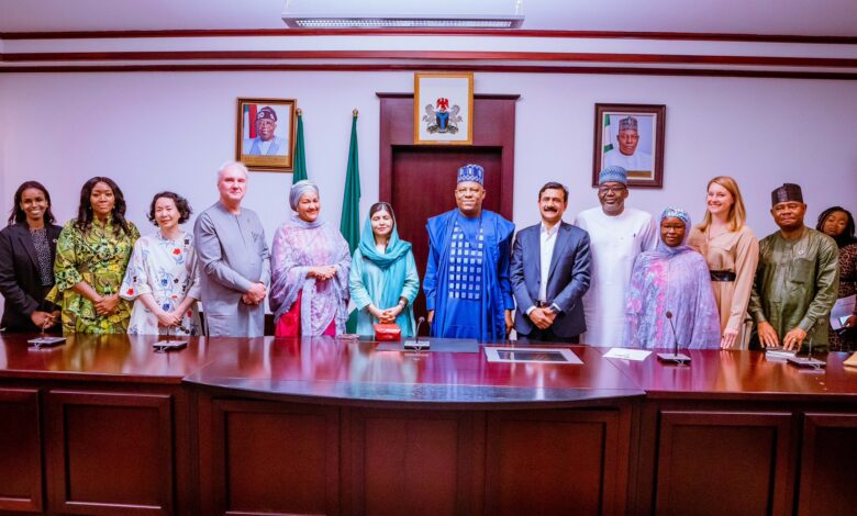 Shettima affirms FG's commitment to girl-child education, gender empowerment 1 Shettima Malala