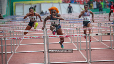 Tobi Amusan shines at national trials, wins third-straight title 3 Tobi Amusan