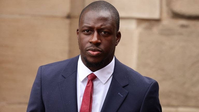 Benjamin Mendy not guilty of rape and attempted rape, jury finds 5 skynews benjamin mendy court 6218416