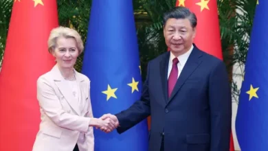 Western leaders welcomed China’s presence at Ukraine peace talks. But Beijing’s relationship with Europe is still testy 9 230811161803 xi ursula von der leyen meeting