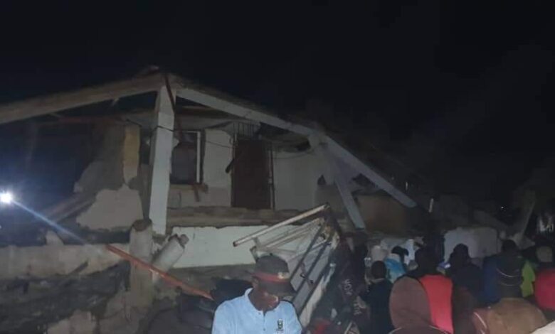 Two-storey shopping plaza collapse in Abuja 1 FB IMG 1692863119710