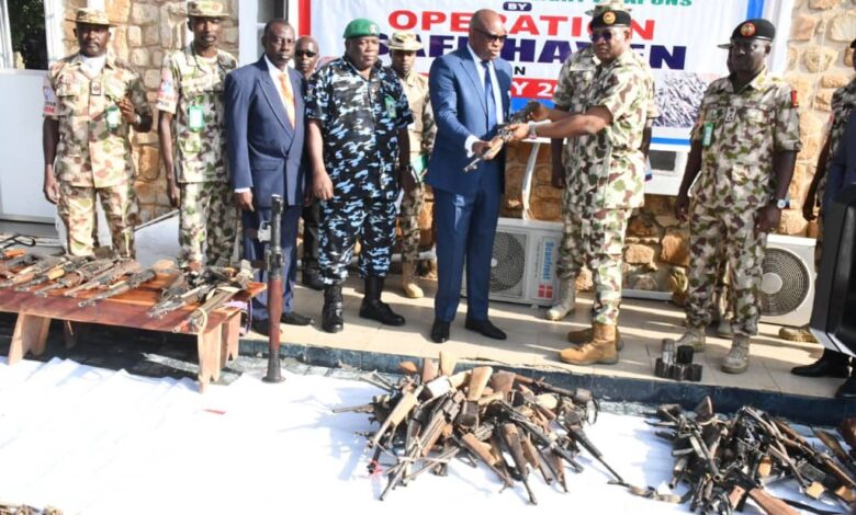 Operation Safe Haven hands over recovered arms, weapons to NCCSALW 1 IMG 20230801 WA0006