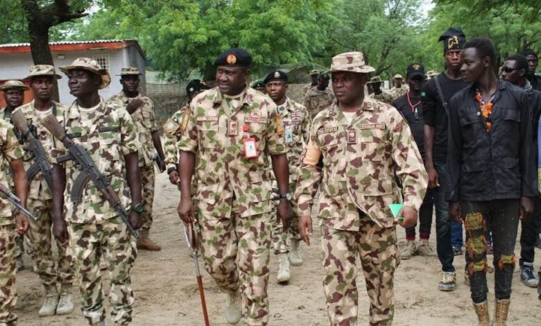 MNJTF Commander visits Monguno, charges troops to have positive mindset 1 IMG 20230811 WA0008