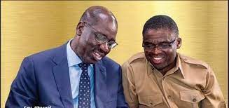 Edo Deputy Governor, Shaibu, withdraws suit against Obaseki 3 Obaseki and Shaibu.jpeg