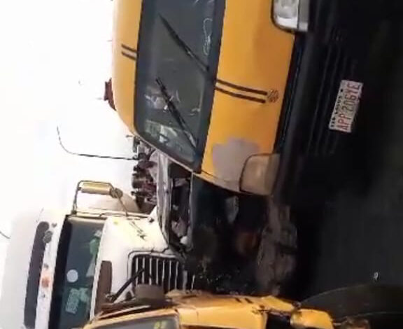 Three injured as tanker rams into vechicles in Lagos 3 1694752489434478 1