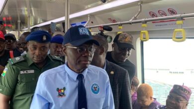VIDEO: Sanwo-Olu becomes first passenger on Lagos Blue line 1 20230904 133910