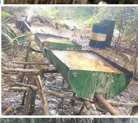 Nigerian army troops uncover illegal oil bunkering in Delta State 1 20230904 163844