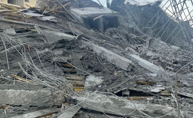 Three-storey building collapses in Lagos 1 C3CF4ABF 706B 4F24 9482 98D05EA09F5B 768x1026.jpeg