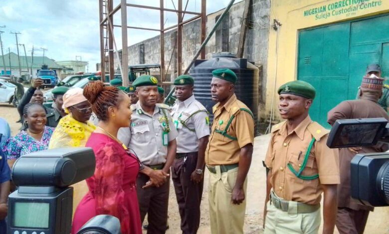 Women affairs minister Uju Ohanenye, feeds 520 women, children at Suleja prison 1 IMG 20230901 WA0003