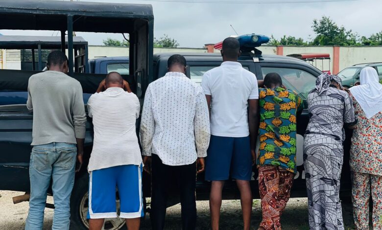 NSCDC parades 6 for alleged meter tampering, one for N13m fraud in Osun 1 IMG 20230916 WA0003