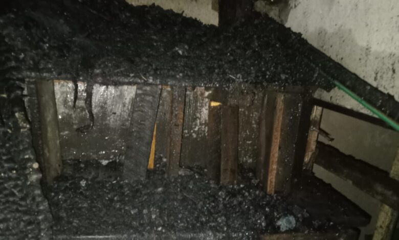 BREAKING: Two rescued as fire guts shanty storey building in Ajah 7 IMG 20230919 WA0146