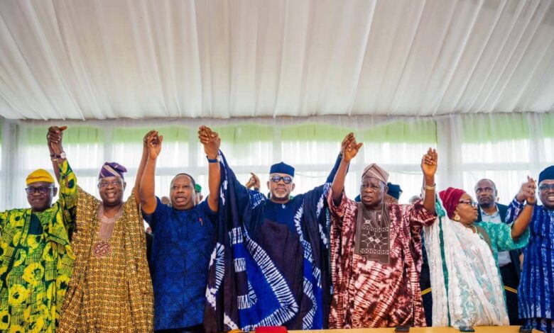 Amosun's loyalists join Abiodun's camp in Ogun APC 1 IMG 20230922 WA0289