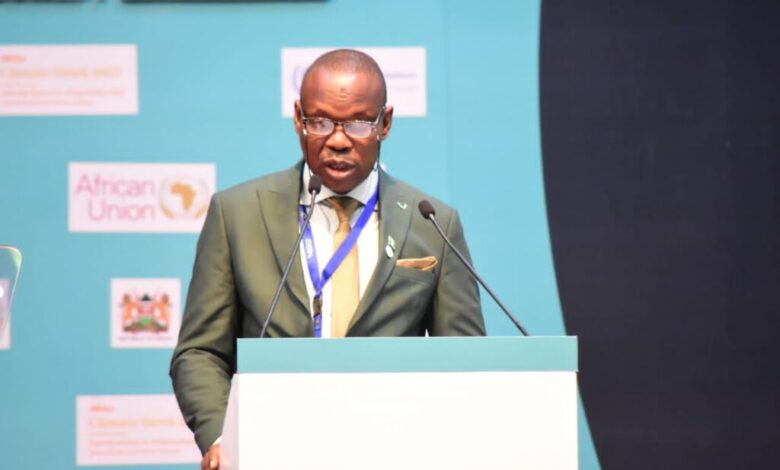 Ishaq Salako at Africa climate change summit 1024x682 1