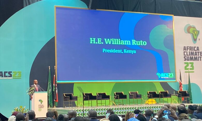 Kenya's President William Ruto champions Africa's role in global decarbonization at ACS 1 William Ruto at ACS2023