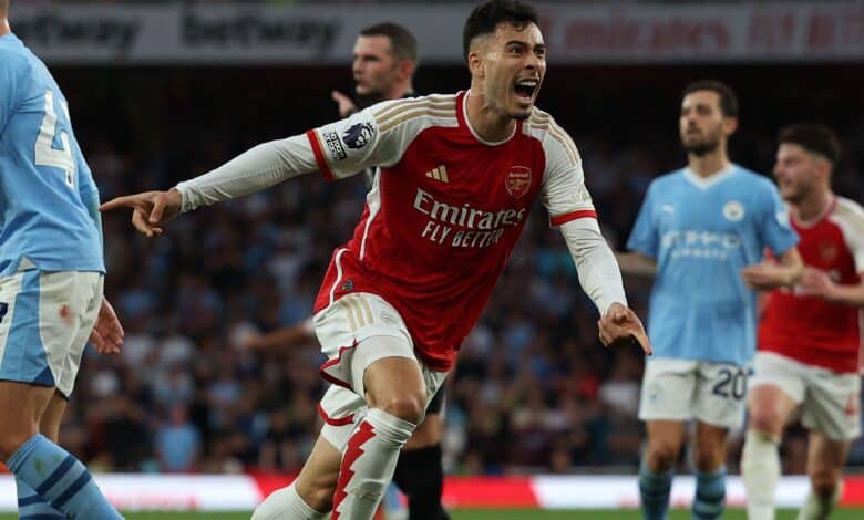 Martinelli secures late win for Arsenal over Man City 1 20231008 184016