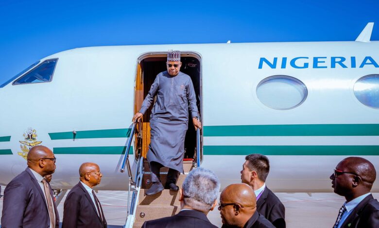 Shettima arrives US to participate in AfDB World Food Prize-facilitated Norman E. Borlaug International Dialogue 1 20231022 131144