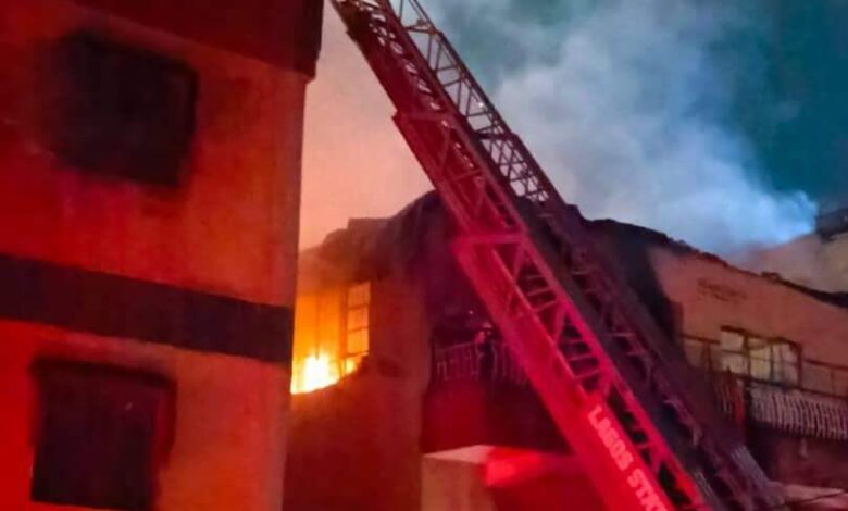 Lagos agency battles Dosunmu market fire 5 FB IMG 1698585203993