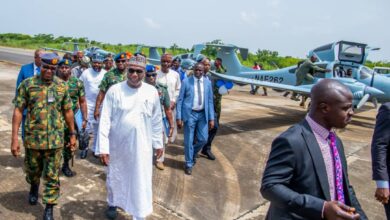 Security: AbdulRazaq receives another two NAF Diamond-62 aircrafts in Ilorin 6 NAF Diamond-62 aircrafts