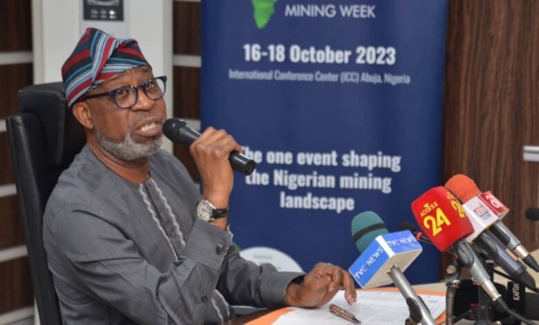 Alake: Nigeria Mining Week 2023 to showcase the potential of the mining sector 1 IMG 20231012 WA0007