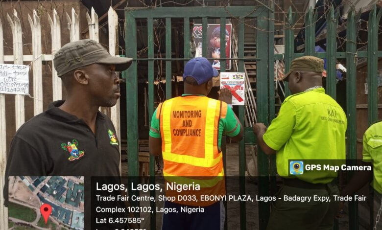 BREAKING: LASG seals markets in trade fair complex over environmental infractions 7 IMG 20231022 WA0118