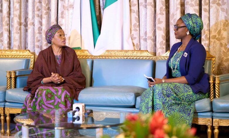 First lady receives youth minister, pledges support for youth development, empowerment 1 IMG 20231025 WA0006