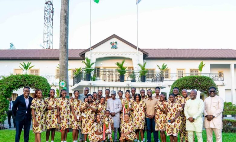 PHOTO NEWS: Sanwo-Olu hosts MFM female basketball team 9 IMG 20231028 WA0008