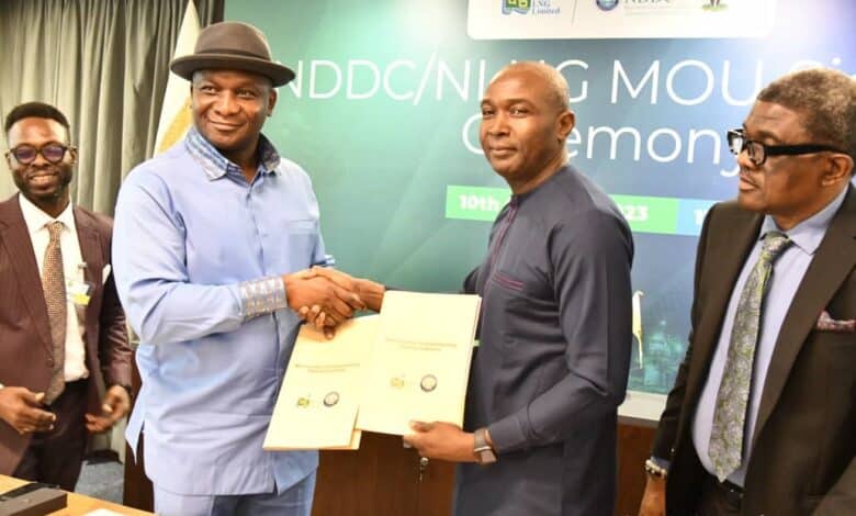 NDDC, NLNG sign pact to maximise impact of development in Niger Delta 1 NDDC NLNG Sign MOU 1